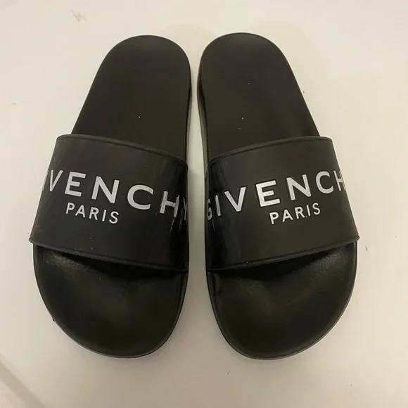 Givenchy logo women slides size 38 - Picture 1 of 3